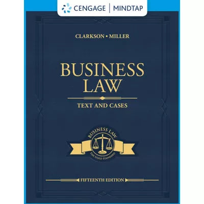 MindTap for Clarkson/Miller's Business Law: Text &amp; Cases, 1 term Instant Access