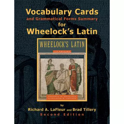 Vocabulary Cards &amp; Grammatical Forms