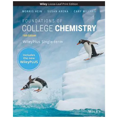 Foundations of College Chemistry, WileyPLUS Card with Loose-leaf Set